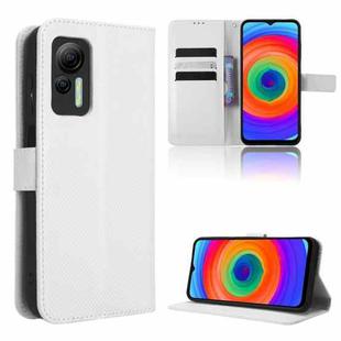 For Ulefone Note 14 Diamond Texture Leather Phone Case(White)