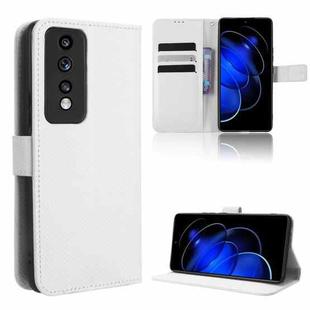 For Honor 80 GT Diamond Texture Leather Phone Case(White)