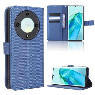 For Honor X9A / X40 / Magic5 Lite 5G Diamond Texture Leather Phone Case(Blue)