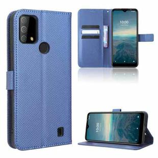 For Vodafone Smart V22 Diamond Texture Leather Phone Case(Blue)