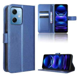 For Xiaomi Poco X5 5G / Redmi Note 12 5G Diamond Texture Leather Phone Case(Blue)