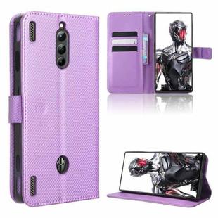 For ZTE nubia Red Magic 8 Pro / 8 Pro+ Diamond Texture Leather Phone Case(Purple)