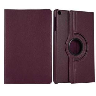 For Huawei Matepad SE 10.4 360 Degree Rotation Litchi Texture Tablet Leather Case(Purple)
