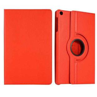 For Huawei Matepad SE 10.4 360 Degree Rotation Litchi Texture Tablet Leather Case(Red)