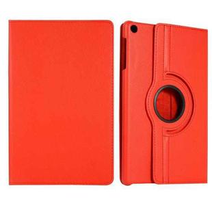For Huawei Matepad SE 10.4 360 Degree Rotation Litchi Texture Tablet Leather Case(Orange)