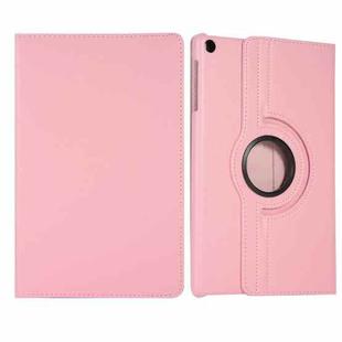 For Huawei Matepad SE 10.4 360 Degree Rotation Litchi Texture Tablet Leather Case(Pink)