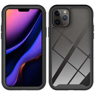 For iPhone 11 Pro Starry Sky Solid Color Series Shockproof PC + TPU Protective Case(Black)