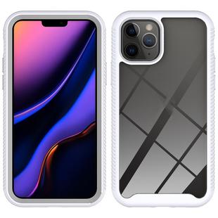 For iPhone 11 Pro Starry Sky Solid Color Series Shockproof PC + TPU Protective Case(White)