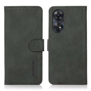 For OPPO Reno8 T 4G KHAZNEH Matte Texture Leather Phone Case(Green)