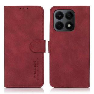 For Honor X8a 4G KHAZNEH Matte Texture Leather Phone Case(Red)