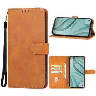 For TCL 40 XE Leather Phone Case(Brown)
