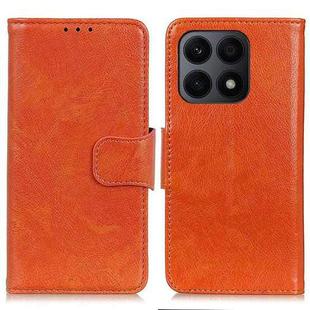 For Honor X8a 4G Nappa Texture Flip Leather Phone Case(Orange)