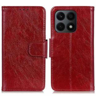 For Honor X8a 4G Nappa Texture Flip Leather Phone Case(Red)