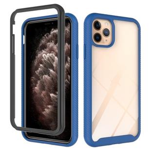 For iPhone 11 Pro Max Starry Sky Solid Color Series Shockproof PC + TPU Protective Case(Royal Blue)