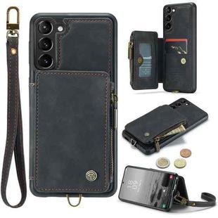 For Samsung Galaxy S23 5G CaseMe C20 Multifunctional RFID Leather Phone Case(Black)