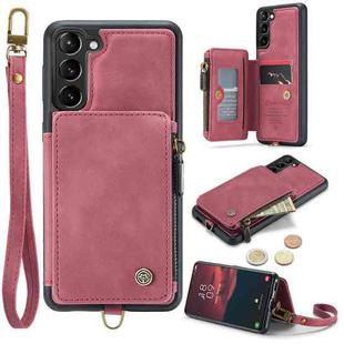 For Samsung Galaxy S23+ 5G CaseMe C20 Multifunctional RFID Leather Phone Case(Red)