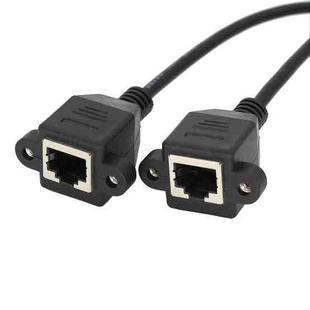 RJ45 Female to Female LAN Extension Cable with Screw Lock, Length:2m