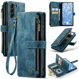 For Samsung Galaxy S23+ 5G CaseMe C30 Multifunctional Leather Phone Case(Blue)