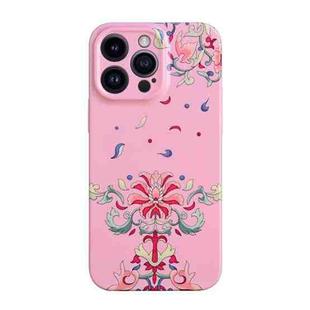 For iPhone 14 Film Craft Hard PC Phone Case(Blooming Rich)