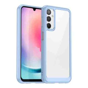 For Samsung Galaxy A24 4G Colorful Series Acrylic + TPU Phone Case(Blue)