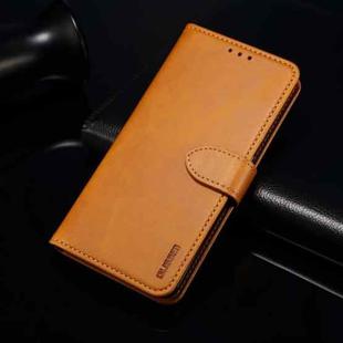 For Huawei P Smart 2019 GUSSIM Business Style Horizontal Flip Leather Case with Holder & Card Slots & Wallet(Khaki)