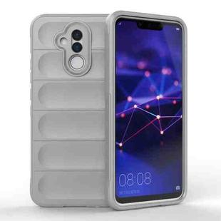 For Huawei Mate 20 Lite Magic Shield TPU + Flannel Phone Case(Grey)