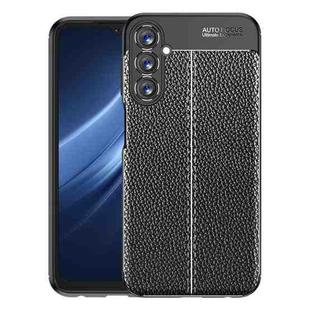 For Samsung Galaxy A24 4G Litchi Texture Shockproof TPU Phone Case(Black)