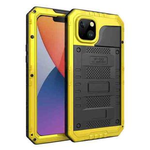 For iPhone 14 Plus RedPepper Wolf 360 Full Body Rugged Life Waterproof Phone Case(Yellow)