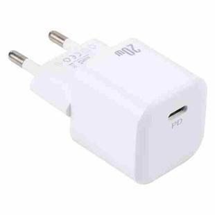 20W PD USB-C/Type-C Interface Fast Charging Charger, Specification: EU Plug(White)