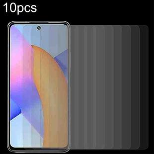 For Honor X10 Lite 10pcs 0.26mm 9H 2.5D Tempered Glass Film