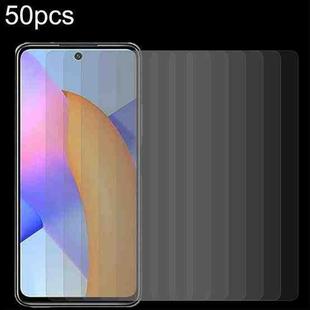 For Honor X10 Lite 50pcs 0.26mm 9H 2.5D Tempered Glass Film