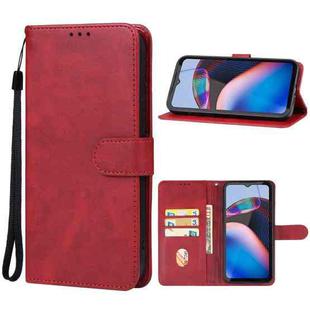 For Motorola Defy 2/CAT S75 5G Leather Phone Case(Red)