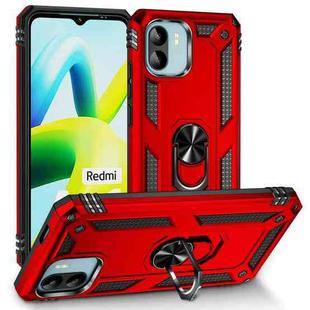 For Xiaomi Redmi A1 Shockproof TPU + PC Phone Case with Holder(Red)