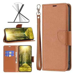 For Xiaomi 13 Lite / Civi 2 Litchi Texture Pure Color Leather Phone Case(Brown)