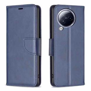 For Xiaomi Civi 3 5G Lambskin Texture Pure Color Flip Leather Phone Case(Blue)
