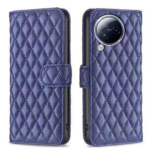 For Xiaomi Civi 3 5G Diamond Lattice Wallet Leather Flip Phone Case(Blue)