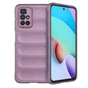 For Xiaomi Redmi 10 Magic Shield TPU + Flannel Phone Case(Purple)