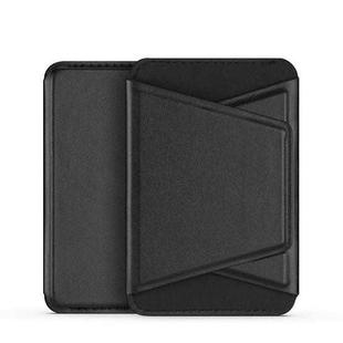 DUX DUCIS Universal Magnetic PU Leathe Card Bag With Holder (Black)