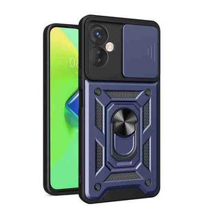 For Tecno Spark 9 Pro Sliding Camera Cover Design Phone Case(Blue)