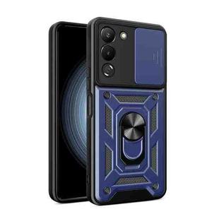For Infinix Note 12 G96 / X670 Sliding Camera Cover Design Phone Case(Blue)