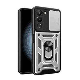 For Infinix Note 12 G96 / X670 Sliding Camera Cover Design Phone Case(Silver)