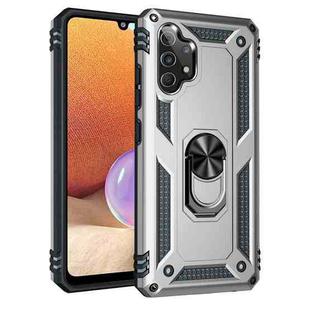 For Samsung Galaxy A53 / A53s Armor Shockproof Phone Case with Ring Holder(Silver)