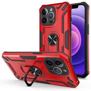 For iPhone 12 Pro Warship Armor 2 in 1 Shockproof Phone Case(Red)