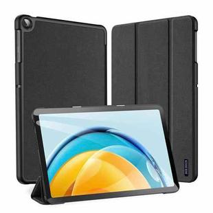 For Huawei MatePad SE 10.4 2022 DUX DUCIS Domo Series Magnetic Flip Leather Tablet Case(Black)