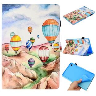 For Huawei MediaPad M5 8.4 Painted Horizontal Flat Leather Case with Sleep Function & Card Slot & Buckle Anti-skid Strip & Bracket & Wallet(Balloon)