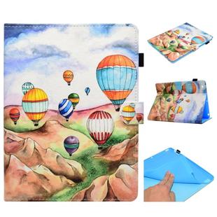 For iPad 2 / 3 / 4 Painted Horizontal Flat Leather Case with Sleep Function & Card Slot & Buckle Anti-skid Strip & Bracket & Wallet(Balloon)
