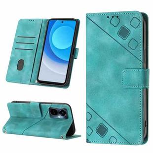 For Tecno Camon 19 Pro 5G Skin-feel Embossed Leather Phone Case(Green)