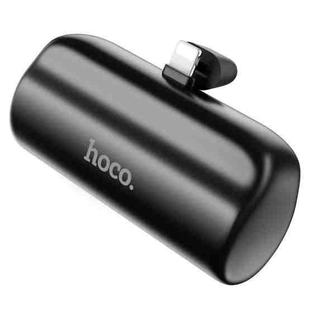 hoco J106 5000mAh 8 Pin Interface Mini Power Bank with Stand(Black)