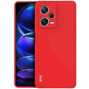 For Xiaomi Redmi Note 12 Pro 5G China / India IMAK UC-4 Series Straight Edge TPU Soft Phone Case(Red)