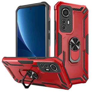 For Xiaomi 12 Warship Armor 2 in 1 Shockproof Phone Case(Red)